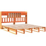  Krevet s regalom za knjige bez madraca 180x200 cm od borovine | shoptok.hr