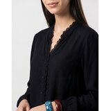 Vila VIGRACE V-NECK L/S LACE Crna | shoptok.hr