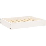 Krevet za pse bijeli 61,5x49x9 cm od masivne borovine | shoptok.hr