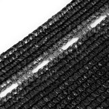 Crna mreža za sjenu 140 GSM 1,5 × 25 m (100 traka) | shoptok.hr