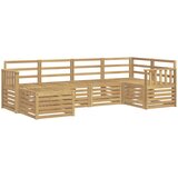  Set vanjskih sofa 6 kom. Bijela Poliester | shoptok.hr