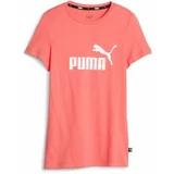 Puma ESS LOGO TEE G Majica za djevojčice, boja lososa, veličina