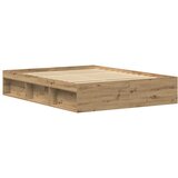  Okvir kreveta bez madraca boja hrasta artisan 150x200 cm | shoptok.hr