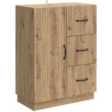  Kreveta Hrast artisan 66 x 34 5 x 87 cm Konstruirano drvo - Hrast artisan | shoptok.hr