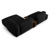 Micadoni Črna kotna sedežna garnitura (desni kot) Martina – Home | Shoptok.si