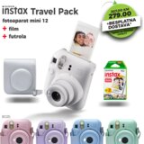 Fujifilm Fotoaparat Polaroid INSTAX Mini 12 + film + futrola TRAVEL PACK | Eponuda.ba