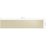 Balkonski zastor krem 120 x 600 cm od tkanine Oxford | shoptok.hr
