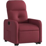  Naslonjač na podizanje od tkanine crvena boja vina | shoptok.hr