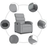  Naslonjač od tkanine svjetlosivi | shoptok.hr