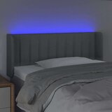  Posteljno vzglavje svetlo sivo 83x16x78/88 cm blago, (20933308) | Shoptok.si