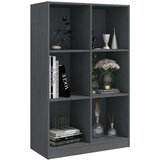 Ormarić za knjige sivi 70 x 33 x 110 cm od masivne borovine | shoptok.hr