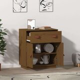vidaXL komoda smeđa boja meda 65,5 x 40 x 75 cm od masivne borovine | shoptok.hr