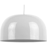 Leitmotiv Bijela viseća svjetiljka s metalnim sjenilom ø 40 cm Dome – Cijene