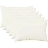  Presvlaka za jastuk 6 kom. HEERLEN Bijela 50 x 80 cm Tkanina - Bijela 50 x 80 cm 6 | shoptok.hr