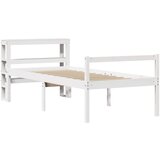 vidaXL Krevet za starije s uzglavljem bijeli 90x190 cm borovina | shoptok.hr