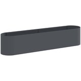  Povišeni vrtni krevet Antracit 200 x 40 x 40 cm | Eponuda.com