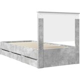  Konstrukcija postelje s predalom Betonsko siva 90 x 190 cm, (5000121313) | Shoptok.si