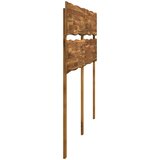  Uzglavlje s prirodnim rubom ROSTOCK Prirodna 160 cm | shoptok.hr