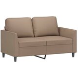  Dvosjed od tkanine boja cappuccina 120 cm od umjetne kože Smeđa | Shoptok.si