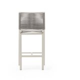Kave Home Bijela metalna vrtna barska stolica Culip – | shoptok.hr