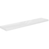  Plutajuće zidne police 2 kom sjajne bijele 120x23,5x3,8 cm MDF | Eponuda.com