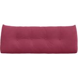  Jastuk za leđa Vinska crvena 120 x 24 x 50 cm Baršun | shoptok.hr