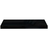 vidaXL plutajuće zidne police 2 kom sjajne crne 60 x 23,5 x 3,8 cm MDF | shoptok.hr