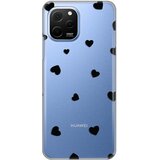  Silikonska maska za Huawei Nova Y61 Hearts Print Skin providna Cene