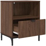  Noćni ormar 2 pcs Smeđi hrast 49 x 36 x 61 cm Konstruirano drvo | shoptok.hr