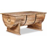 Furnova Klubska mizica iz masivnega mangovega lesa 88x50x40 cm, (21914229) | Shoptok.si