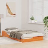  Krevetna konstrukcija Vosak smeđa 100 x 210 cm | shoptok.hr