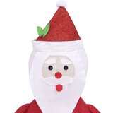 vidaXL Ukrasna božićna figura Djeda Mraza LED luksuzna tkanina 90 cm | shoptok.hr