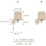 Dalber 76879 - Dečija zidna svetiljka BABY CHICK 1xE27/15W/230V | Eponuda.com