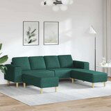  Set sofe 3 pcs Tamnozelena tkanina | shoptok.hr