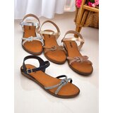 Resti Women's Sandals with Decorative Rhinestones Bella Shine | Shoptok.si
