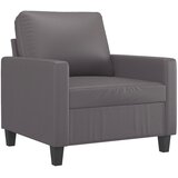  Fotelja siva 60 cm od umjetne kože | shoptok.hr