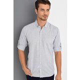Dewberry G625 LINEN SHIRT-LACİVERT | Shoptok.si
