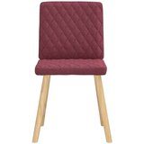  Jedilni stoli 6 kosov vinsko rdeče blago, (21832449) | Shoptok.si