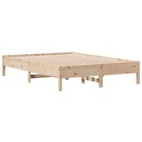  Krevet s regalom za knjige bez madraca 140x200 cm od borovine | shoptok.hr