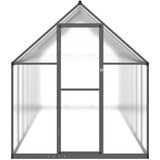 Rastlinjak z okvirjem antracit 445x169x195 cm aluminij | Shoptok.si