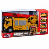 Truck with Crane and Vehicle Transporter Lights Sounds Yellow | Shoptok.si