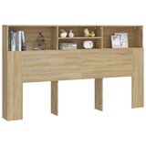  Uzglavlje s ormarićem boja hrasta sonome 180 x 19 x 103,5 cm | shoptok.hr