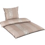 Dieter Knoll posteljnina ornament 140/200 cm saten bež | Shoptok.si
