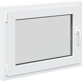  Prozor za podrum RISOR 80 x 70 cm PVC i staklo Bijela | shoptok.hr
