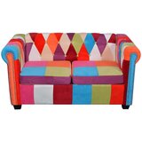 vidaXL Chesterfield Kauč Dvosjed Tkanina | shoptok.hr