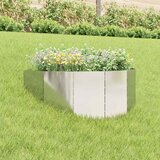  Ograda oko Travnjaka 100 x 45 cm Čelik Srebrna | shoptok.hr