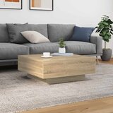  Stolić za kavu boja hrasta sonome 80x80x31cm konstruirano drvo | Eponuda.com