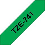 Brother Trak TZe-741 (črno-zelena), original | Shoptok.si