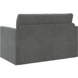  Krevet na razvlačenje Tamno siva 124 x 71 x 78 cm Baršun | shoptok.hr