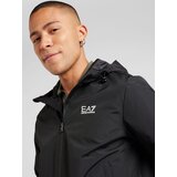 Ea7 Emporio Armani Prehodna jakna črna / bela | Shoptok.si